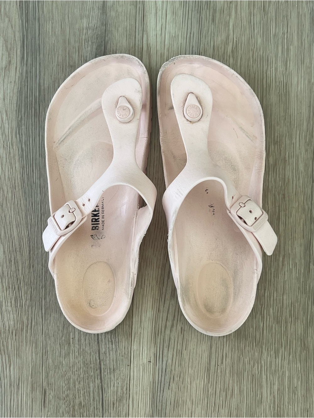 Birkenstock Gizah Eva Thong Sandals Pink Womens 9